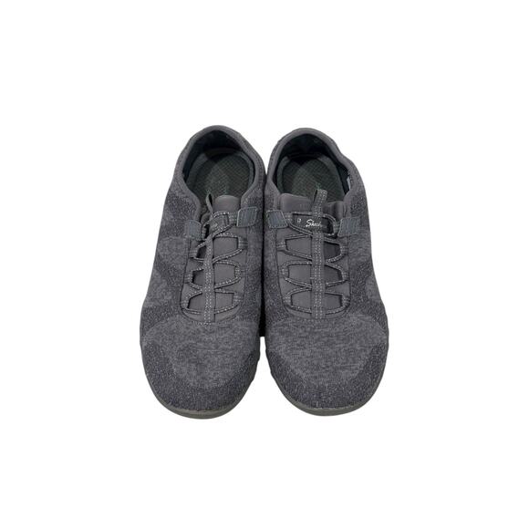 Skechers Shoes Womens 8 Breathe Easy Opportuknity Sneakers 23855 Gray - Picture 2 of 7